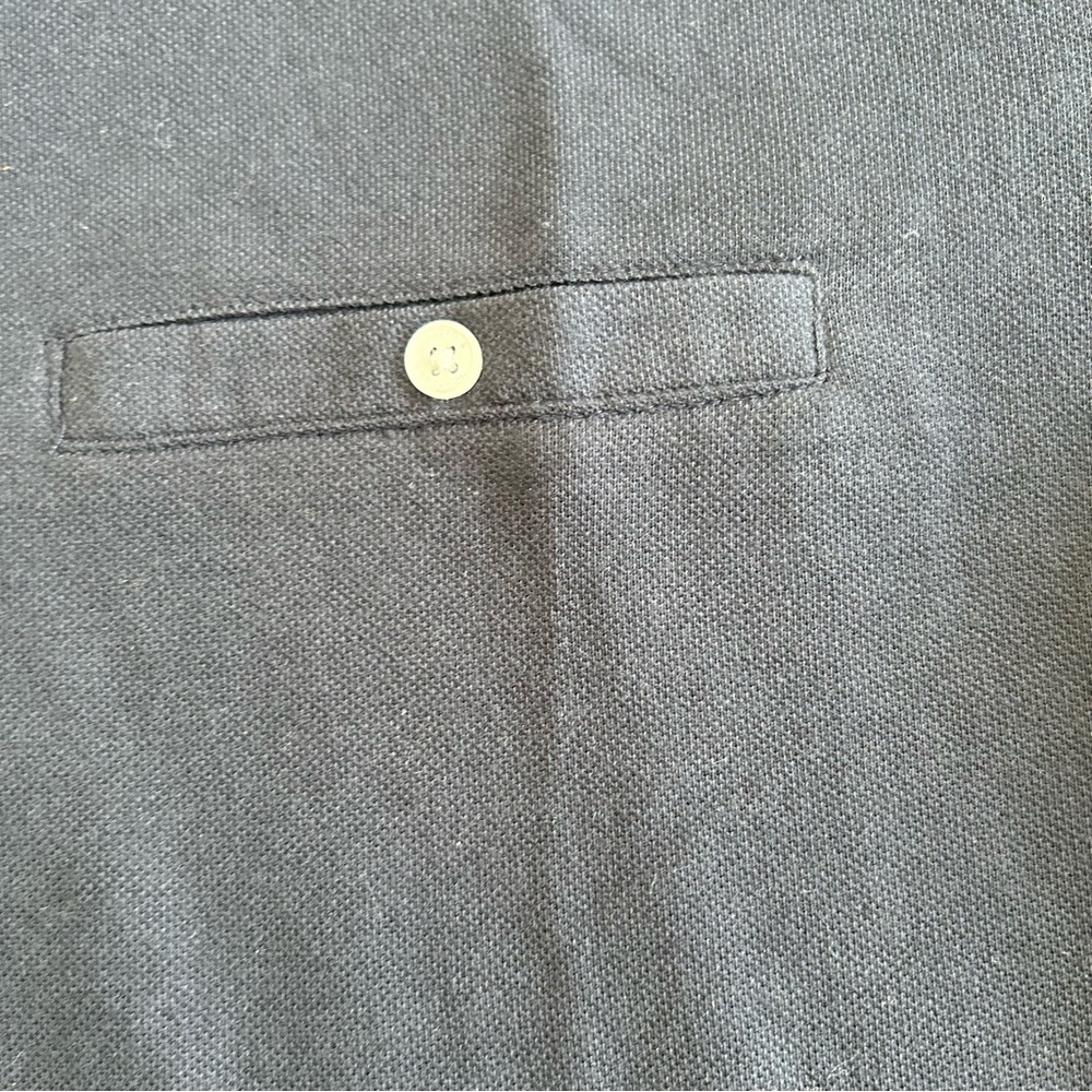 Lloyd and Jefferson Men’s Navy Polo with Teal Accents - Picture 8 of 10